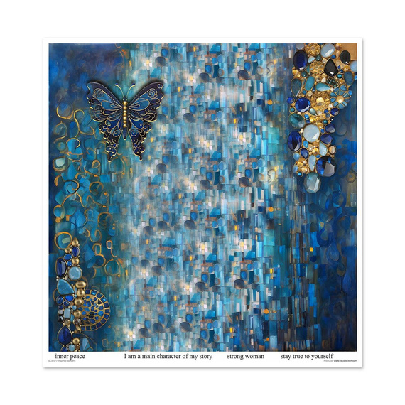 Zestaw papierów do scrapbookingu 30x30 - Itd Collection - Inspired by Klimt