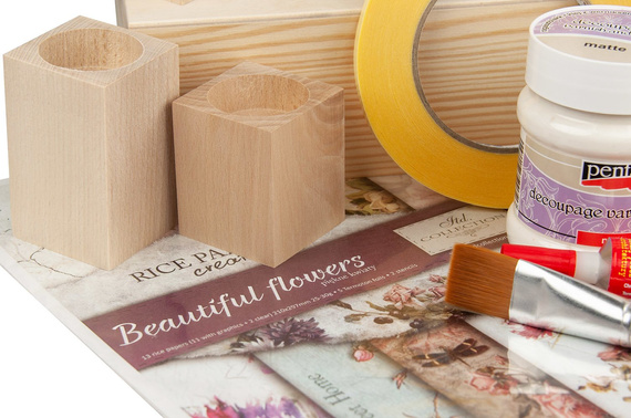 Kreatywny zestaw do decoupage XXL