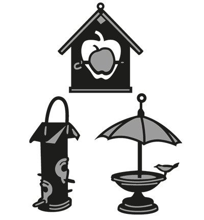 Wykrojnik - Marianne Design - Birdhouse 2 - karmniki