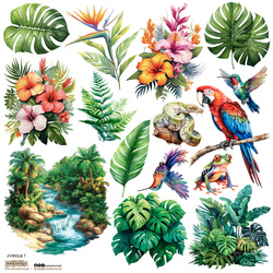 Naklejki papierowe - ScrapLove - Jungle 1