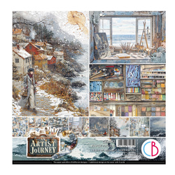 Zestaw papierów 20x20cm - Ciao Bella - An artist journey