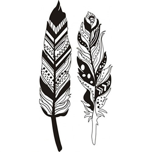 Stempel - Piórka zestaw 2 - Agateria