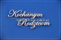 Tekturka Kochanym Rodzicom napis 15x2,5cm SC