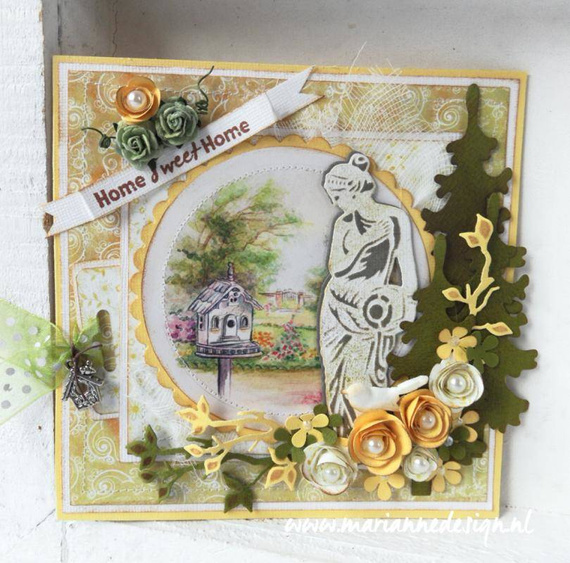 Wykrojnik - Marianne Design - Garden Statue CR1301 rzeźba