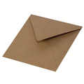 Koperta do kartki kraft 15x15 - Rzeczy z papieru