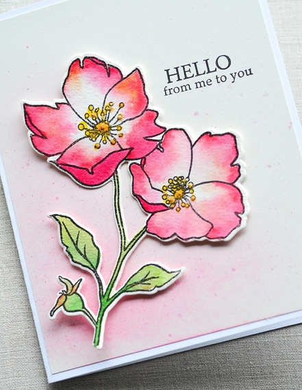 Stempel - Memory Box - Wild Rose