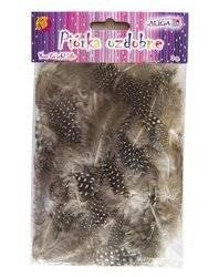 Piórka nakrapiane białe 3g