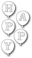 Wykrojnik - Poppystamps - Happy Balloons / balony