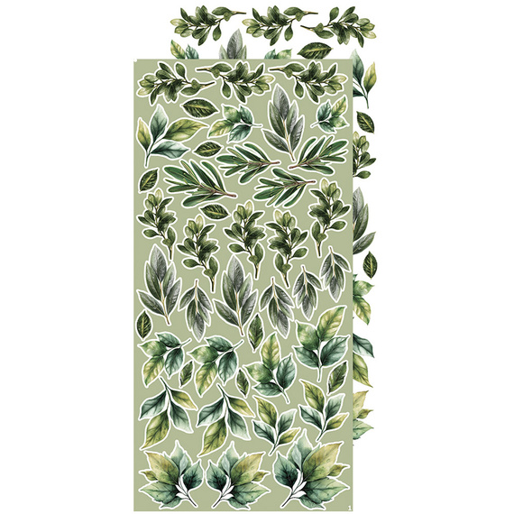 Zestaw dodatków do scrapbookingu - Craft o'clock - Leaves #2