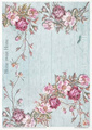 Zestaw kreatywny z papieru ryżowego - ITD - Beautiful Flowers