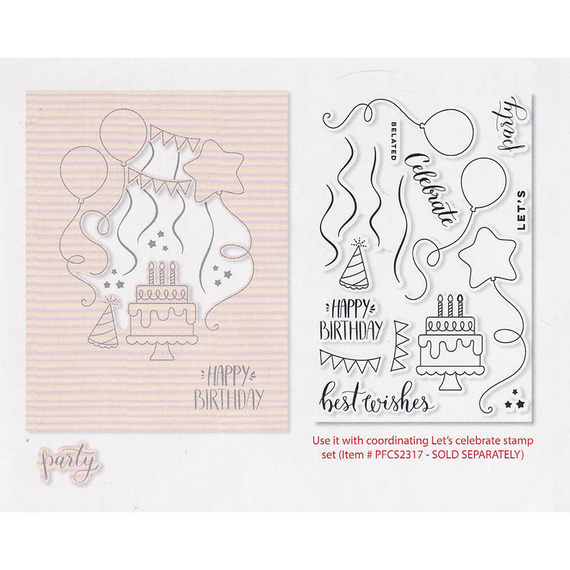 Wykrojnik - Pinkfresh - Let's celebrate