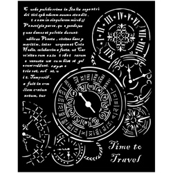 Szablon 3D 20x25cm - Stamperia - Venice czas na podróż