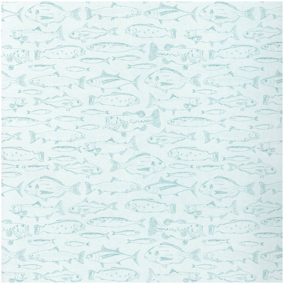 Papier do scrapbookingu 30x30 - Renke - Fish On Blue