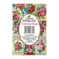 Zestaw papierów do scrapbookingu 11x7 cm - Decorer - Wiktoriańskie róże