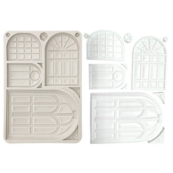 Foremka silikonowa - Stamperia - Masquerade okna