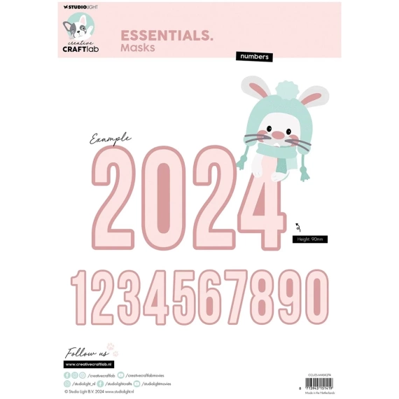 Maska - StudioLight - Numbers cyfry