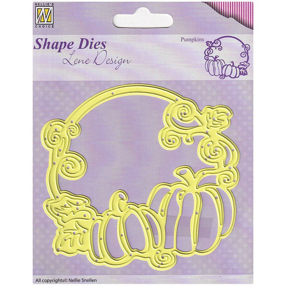 Wykrojnik do papieru - Nellie's Choice - SDL013 ramka z dyniami