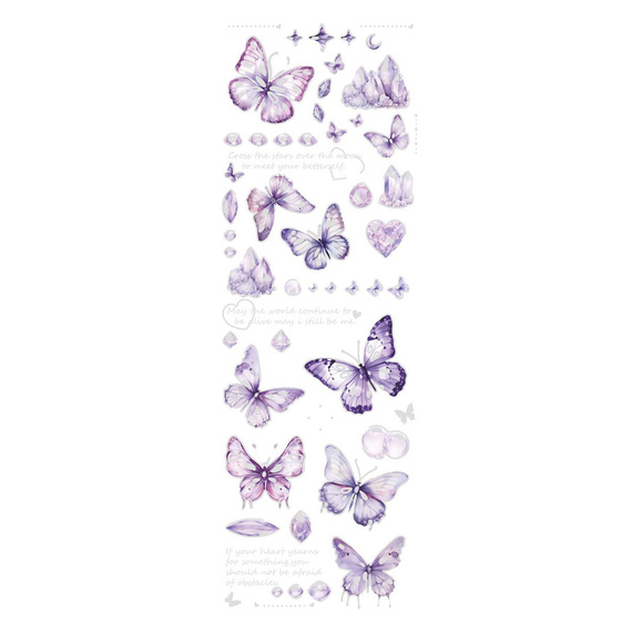 Naklejki foliowe - Fioletowe motylki
