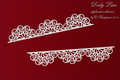 Tekturka Doily Lace - Lace borders 03 - Koronkowe bordery 03 - Scrapiniec