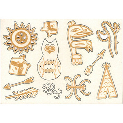 Tekturka - Fantasy Dies - Zestaw indiański