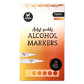 Markery alkoholowe dwustronne Sunset Essentials nr 38 - Studio Light - 6 szt.