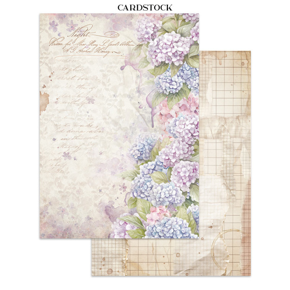 Zestaw papierów, naklejek i elementów Junk Journal - Quiet Days - Stamperia