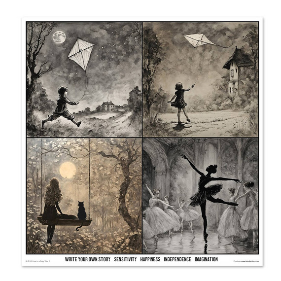 Zestaw papierów do scrapbookingu 30x30 - Lost in a Fairy Tale Zagubieni w bajce - Itd Collection