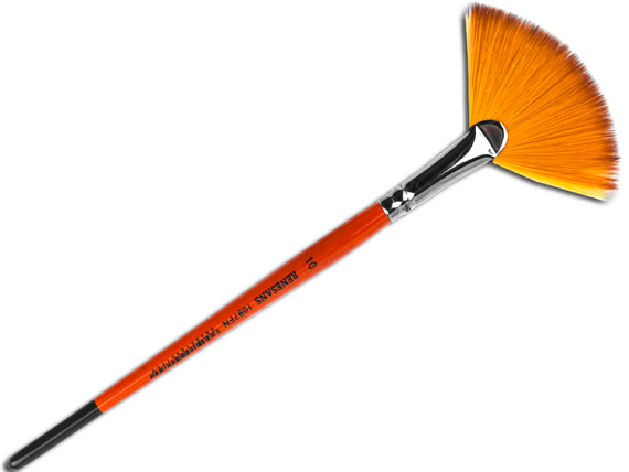Pędzel nylonowy wachlarz Renesans - nr. 10