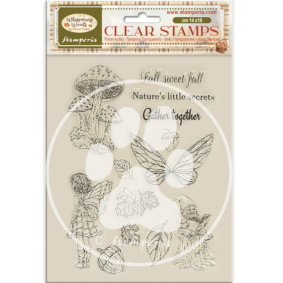 Stempel przezroczysty - Whispering Woods las - Stamperia
