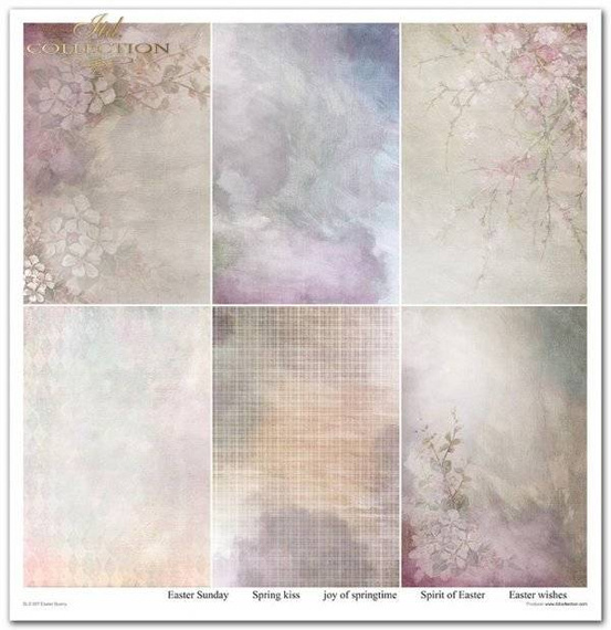 Zestaw papierów do scrapbookingu 30x30 - Itd Collection - Easter Bunny