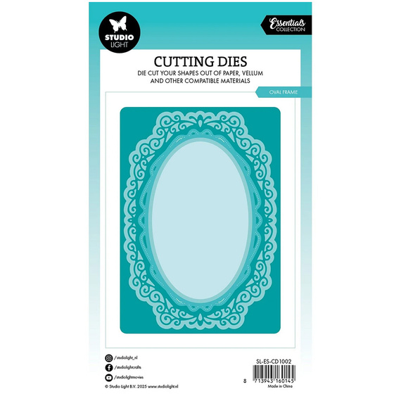 Wykrojnik do papieru - StudioLight - Oval frame ramki owalne