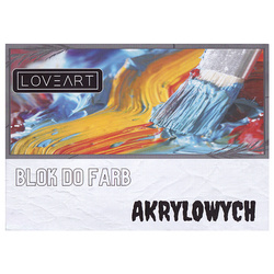 Blok do farb akrylowych Loveart 230g - 210x297mm