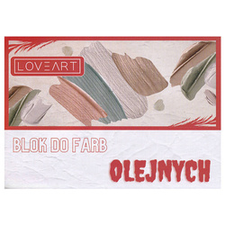 Blok do farb olejnych Loveart 250g - 210x297mm