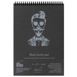 Blok szkicowy (szkicownik) Black Sketch Pad SM-LT 165 g - A5, 20 arkuszy
