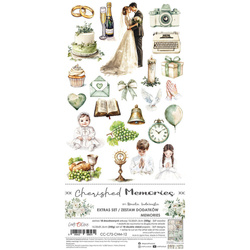 Cherished Memories - Craft o'clock - zestaw dodatków do scrapbookingu - Memories