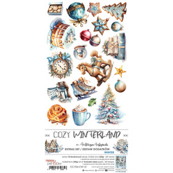 Cozy Winterland - Craft o'clock - zestaw dodatków do scrapbookingu - Winter