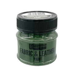 Farba do tkanin i skór - fabric & leather paint - sosna / pine green 50ml - Pentart