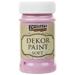 Farba kredowa Dekor Paint jasny róż - baby pink 100ml - Pentart