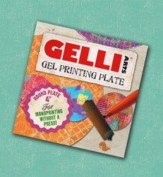 Gelli Plate - Gel Printing Plate Rond 10,2cm - Gelli Arts 10931