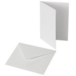 Koperta i baza do kartki - A5 biała