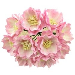 Kwiat lotosu różowo-kremowy - 25szt