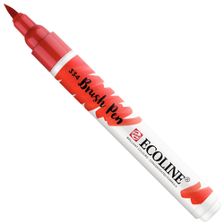 Marker Ecoline Brushpen - scarlet 334 czerwony / szkarłat