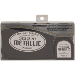 Metaliczny StazOn - Metallic Platinum - Tsukineko