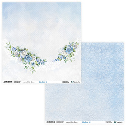 Papier 30x30 - ScrapAndMe - Blue Roses 03/04