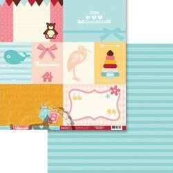 Papier do scrapbookingu 30x30 - Kesi'Art - Cadeau