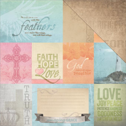 Papier do scrapbookingu 30x30 - Paper House - Faith 2020