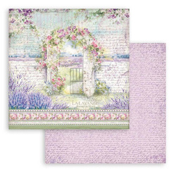 Papier do scrapbookingu 30x30 - Stamperia - Provence furtka