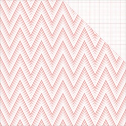 Papier do scrapbookingu 30x30 - Teresa Collins - Project Pink Ombre Chevron