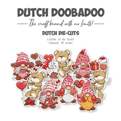 Papierowe elementy - Dutch Doobadoo - Love in the air