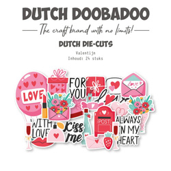 Papierowe elementy - Dutch Doobadoo - Valentine